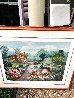 An English Water Garden 1991 - Huge Limited Edition Print by Mark King - 4