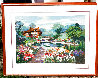 An English Water Garden 1991 - Huge Limited Edition Print by Mark King - 1