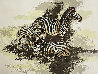 Zebras 1970 - Huge Limited Edition Print by Mark King - 0