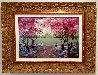 Cherry Orchard Stroll 2014 Embellished Limited Edition Print by Mark King - 1