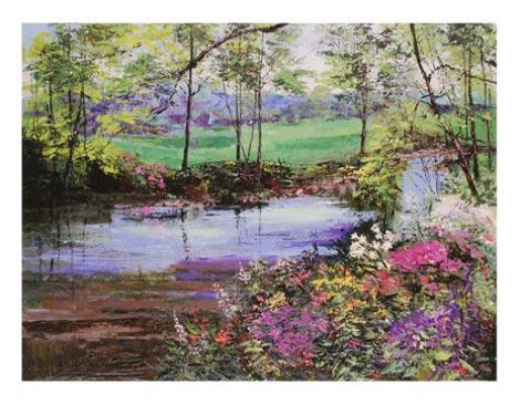 Landscape with Flowers AP Limited Edition Print - Mark King