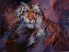 Tiger 2005 29x39 - Huge Original Painting by Mark King - 3