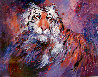 Tiger 2005 29x39 - Huge Original Painting by Mark King - 0