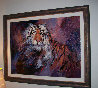 Tiger 2005 29x39 - Huge Original Painting by Mark King - 2