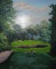 Bel Aire Country Club Hole #3 2002 72x60 - Huge Mural Size - Los Angeles California Original Painting by Mark King - 3