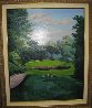 Bel Aire Country Club Hole #3 2002 72x60 - Huge Mural Size - Los Angeles California Original Painting by Mark King - 2