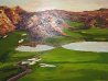 Wolf Creek Golf Course #1, #8 and #9 Holes 2008 36x46 - Huge - Utah Original Painting by Mark King - 2