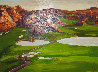 Wolf Creek Golf Course #1, #8 and #9 Holes 2008 36x46 - Huge - Utah Original Painting by Mark King - 0