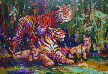 Bengal Family AP 1970 Limited Edition Print - Mark King