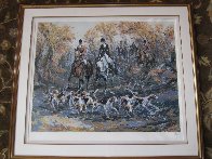 Autumn Hunt 1991 Limited Edition Print by Mark King - 1 Autumn Hunt 1991 Limited Edition Print by Mark King - 1
