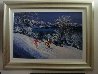 Sierra Glow (skiing) 24x35 Original Painting by Mark King - 1 Sierra Glow (skiing) 24x35 Original Painting by Mark King - 1