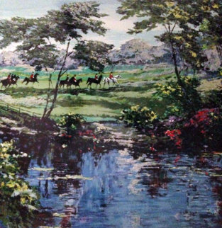 Morning Hunt (Equestrian) 1989 Limited Edition Print - Mark King Morning Hunt (Equestrian) 1989 Limited Edition Print - Mark King