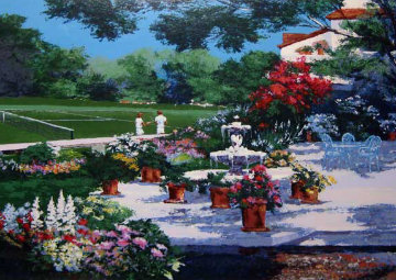Tennis Landscape 1989 Limited Edition Print - Mark King Tennis Landscape 1989 Limited Edition Print - Mark King