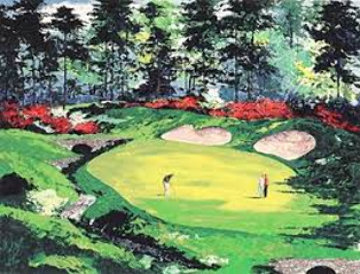 Augusta Landscape #13 1992 Limited Edition Print - Mark King Augusta Landscape #13 1992 Limited Edition Print - Mark King