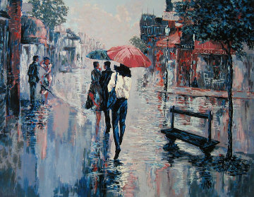 Rainy Day 1990 Limited Edition Print - Mark King Rainy Day 1990 Limited Edition Print - Mark King