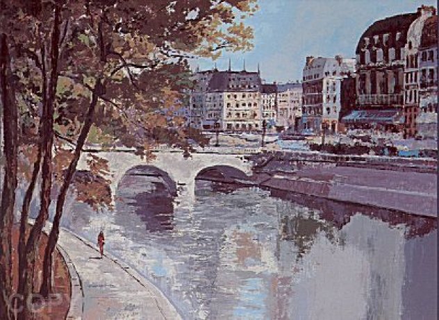 St Michel (Paris) 1987 Limited Edition Print by Mark King