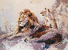 Resting Lions 2009 Limited Edition Print by Mark King - 0