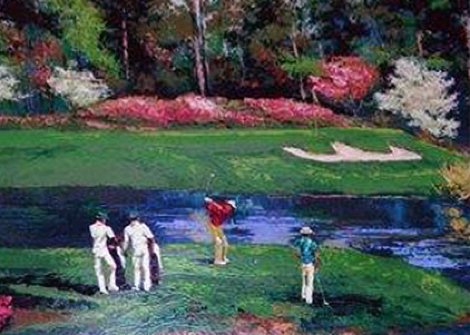 Desoto Springs Pond  AP 1989 Huge - Augusta - Golf - Masyers Limited Edition Print - Mark King