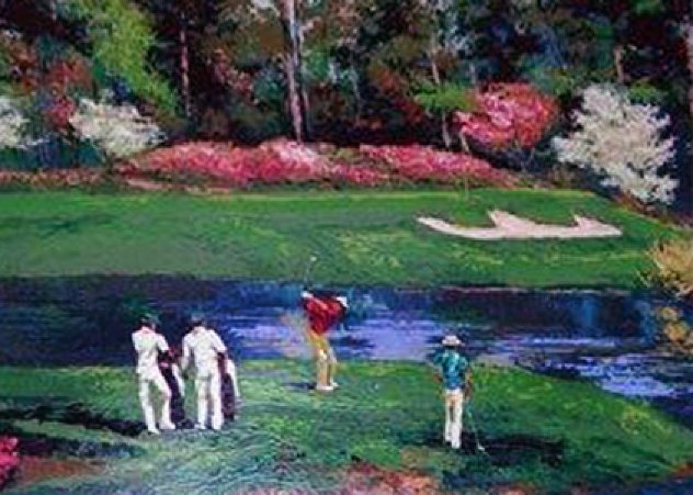 Desoto Springs Pond  AP 1989 Huge - Augusta - Golf - Masyers Limited Edition Print by Mark King