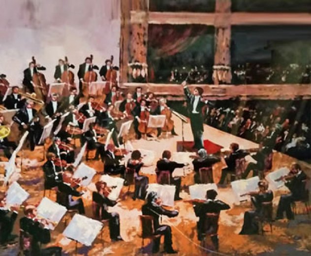 Orchestra  1987 Limited Edition Print by Mark King