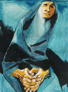 Untitled Lithograph 1979 Limited Edition Print - Eduardo Kingman Untitled Lithograph 1979 Limited Edition Print - Eduardo Kingman