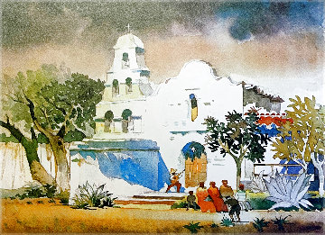 Set of 12 Lithographs - Benihana Watercolors 1979 Limited Edition Print - Dong Kingman Set of 12 Lithographs - Benihana Watercolors 1979 Limited Edition Print - Dong Kingman