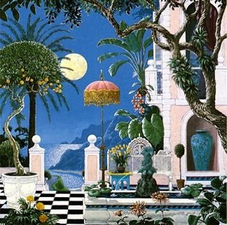 Positano Moon AP Limited Edition Print - John Kiraly Positano Moon AP Limited Edition Print - John Kiraly