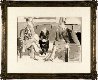 Unterhaltung 1922  18x23 Original Painting by Ernst Ludwig Kirchner - 1