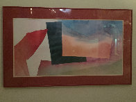 Solid Past Watercolor 1982 24x38 Watercolor by Peter Kitchell - 1 Solid Past Watercolor 1982 24x38 Watercolor by Peter Kitchell - 1