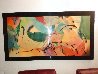 Boomerang Arrows 1989 34x63 Huge Mural Size Original Painting by Peter Kitchell - 1