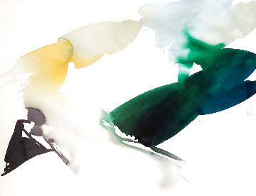 Iris Starting, Set of 2 Watecolors 1987 52x40 Watercolor - Peter Kitchell Iris Starting, Set of 2 Watecolors 1987 52x40 Watercolor - Peter Kitchell
