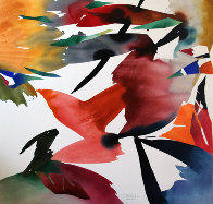 Billy Goat Tee Watercolor 1989 40x42 Watercolor by Peter Kitchell - 0 Billy Goat Tee Watercolor 1989 40x42 Watercolor by Peter Kitchell - 0