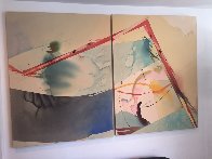 Salt And Pepper A And B, Set of 2 Acrylic 1982 40x104 Super Huge Original Painting by Peter Kitchell - 1 Salt And Pepper A And B, Set of 2 Acrylic 1982 40x104 Super Huge Original Painting by Peter Kitchell - 1