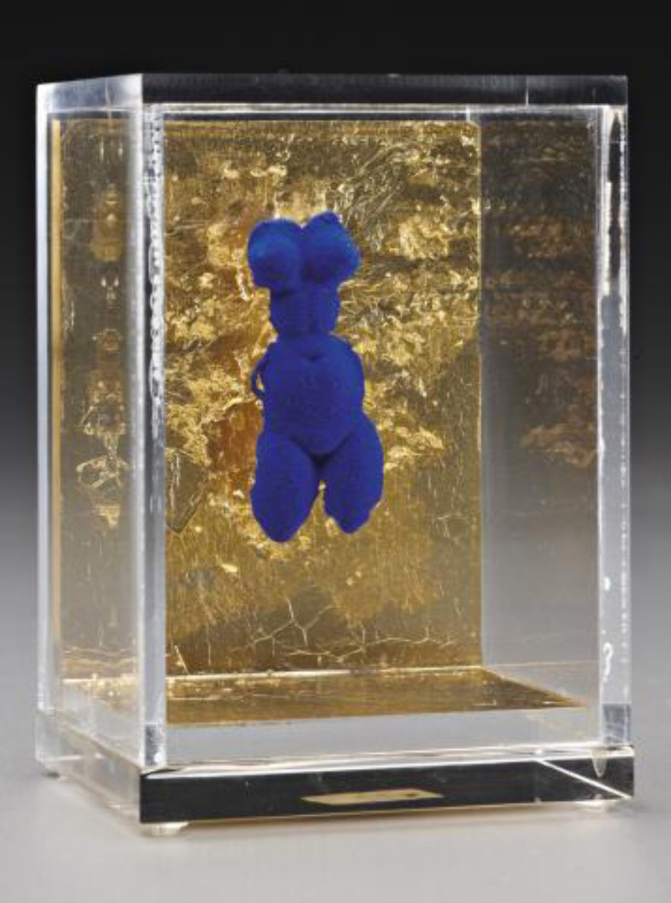 Petite Venus Bleue Bronze Sculpture 1956 by Yves Klein For Sale on Art Brokerage