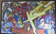 Maria Ledezma 1988 52x78 Original Painting by Valery Klever - 1 Maria Ledezma 1988 52x78 Original Painting by Valery Klever - 1