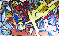 Maria Ledezma 1988 52x78 Original Painting by Valery Klever - 0 Maria Ledezma 1988 52x78 Original Painting by Valery Klever - 0