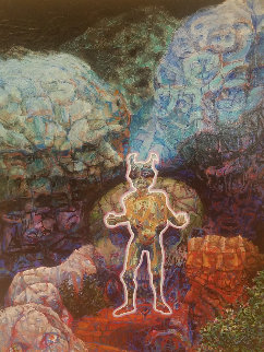 Homunculi 1999 48x36 Super Huge Original Painting - Richard Klix Homunculi 1999 48x36 Super Huge Original Painting - Richard Klix