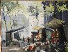 Marche Aux Fleurs, Paris 34x40 - France Original Painting by Constantin Kluge - 3