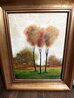 A Walk in the Park II 2002 16x13 Oil on Canvas - Signed Twice Original Painting by Mike Klung - 1