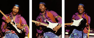 Hendrix Triptych Limited Edition Print - Robert Knight Hendrix Triptych Limited Edition Print - Robert Knight