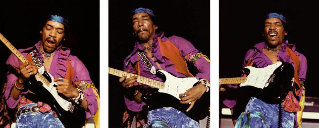 Hendrix Triptych Limited Edition Print by Robert Knight
