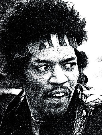 Hendrix Head Limited Edition Print - Robert Knight