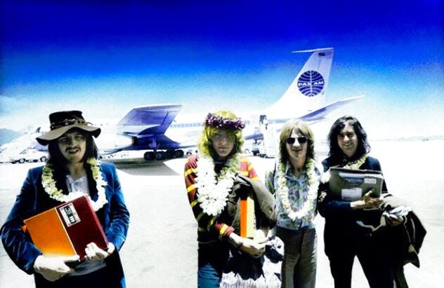 Led Zeppelin, Honolulu Hawaii - Music Limited Edition Print by Robert Knight