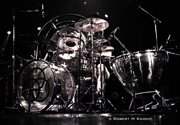 John Bonham, Full Kit, Seattle 1972 - Washington Photography by Robert Knight