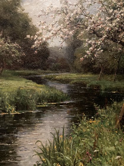 Louis Aston Knight, Untitled Painting, Oil On Canvas By Louis Aston 