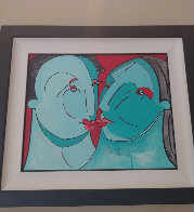 Kisses For You 1999 24x28 Original Painting by Daniel Knorr - 1 Kisses For You 1999 24x28 Original Painting by Daniel Knorr - 1