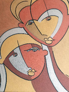 Precious Gold 28x24 Original Painting - Daniel Knorr Precious Gold 28x24 Original Painting - Daniel Knorr