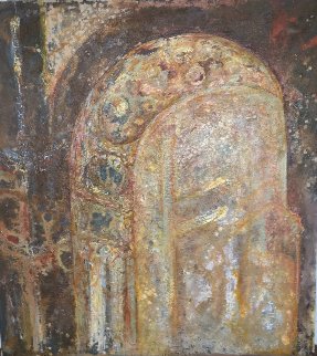 Paris Arch 2002 75x68 Original Painting - Horst Kohlem Paris Arch 2002 75x68 Original Painting - Horst Kohlem