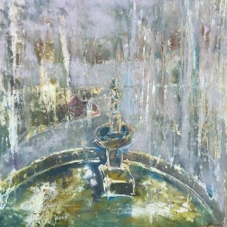 Rondo II 2011 48x46 Original Painting - Horst Kohlem Rondo II 2011 48x46 Original Painting - Horst Kohlem