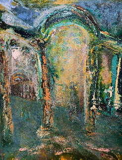 Tivoli III 1995 48x60 Paris Original Painting - Horst Kohlem Tivoli III 1995 48x60 Paris Original Painting - Horst Kohlem